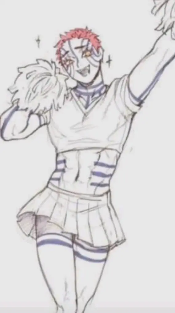 ai character: 🏀Akaza🏀 background