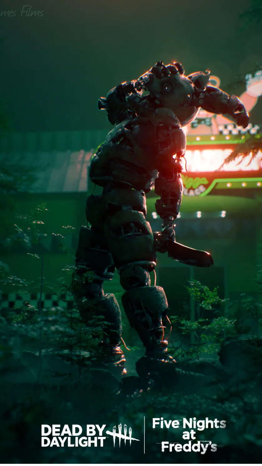 ai character: SPRINGTRAP… background