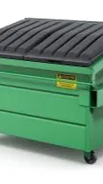 ai character: Flying dumpster  background