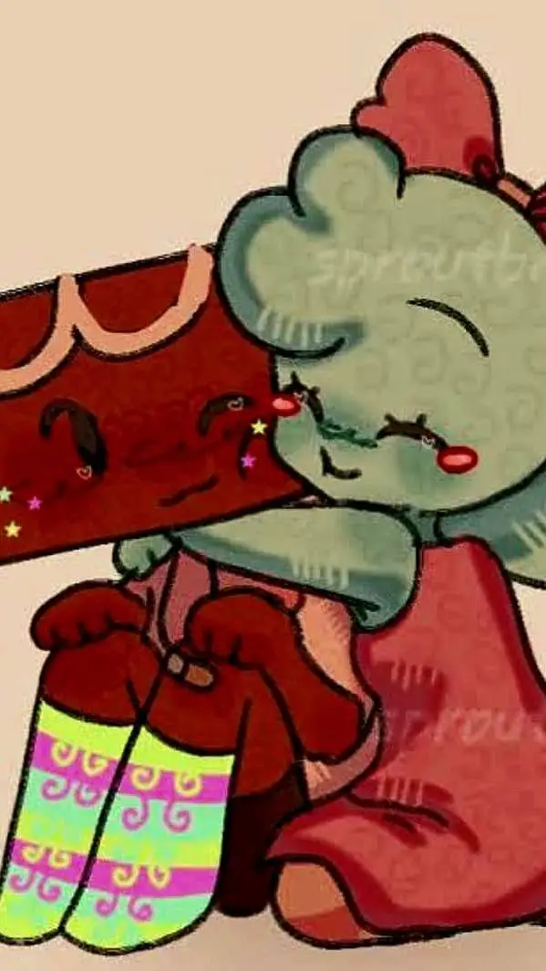 ai character: Cosmo X Poppy background