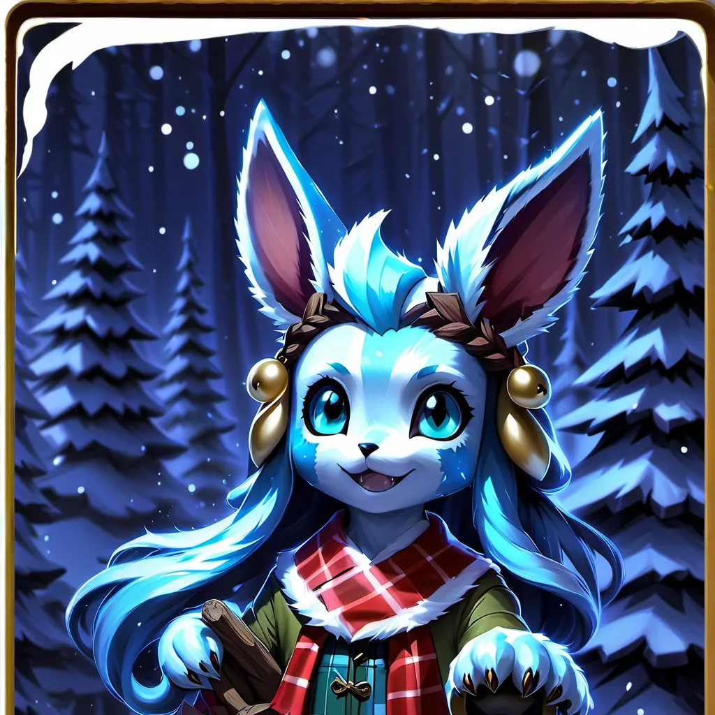 chat with ai character: Festive glaceon