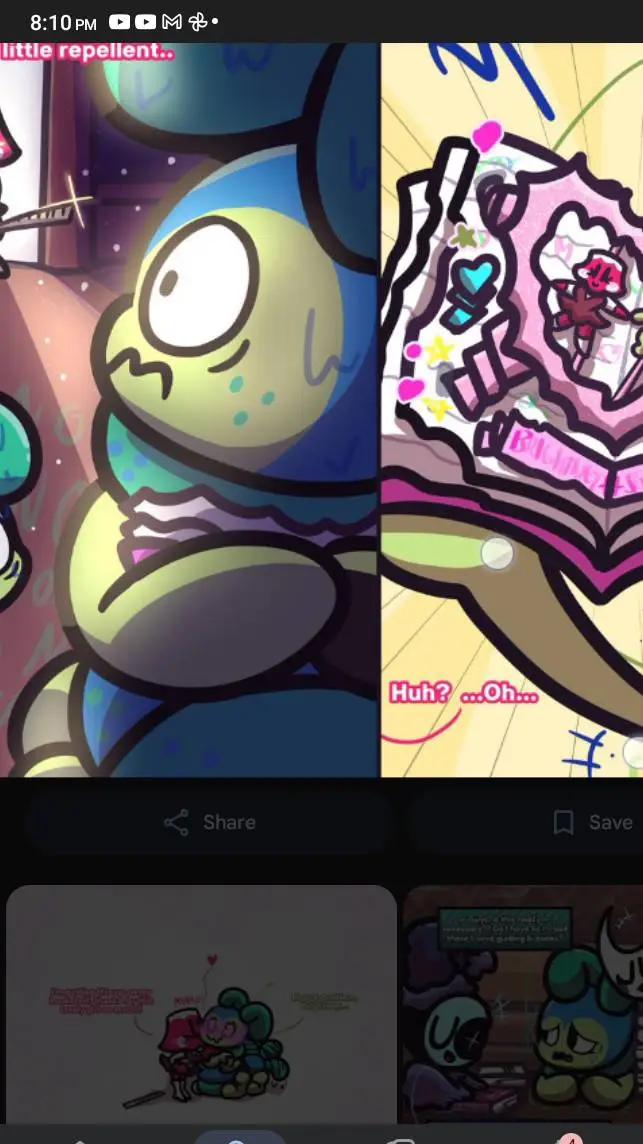 ai character: squirm x brightney background