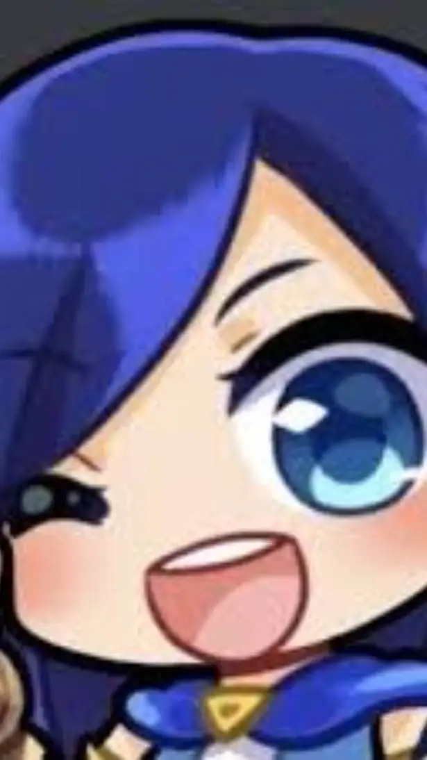 ai character: 🩵itsFunneh background