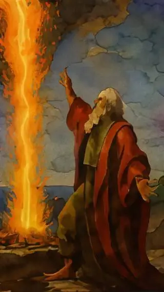 ai character: Elijah’s Call background