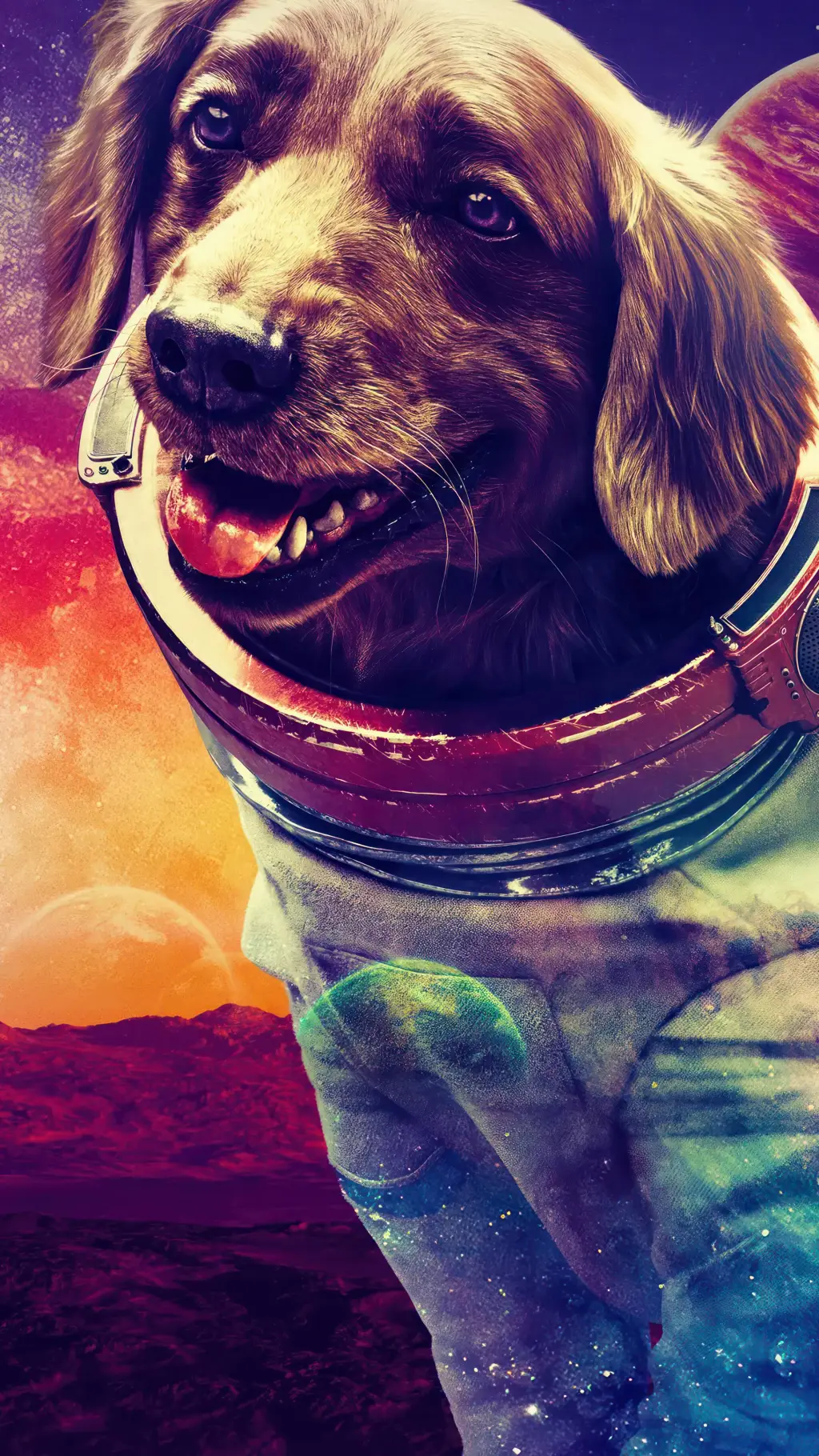 ai character: Cosmo the Spacedog background