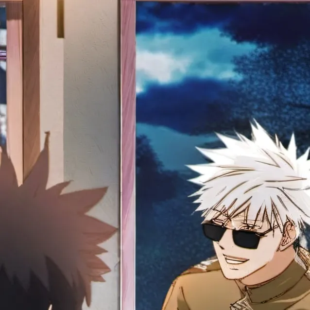 chat with ai character: gojo ( dad)