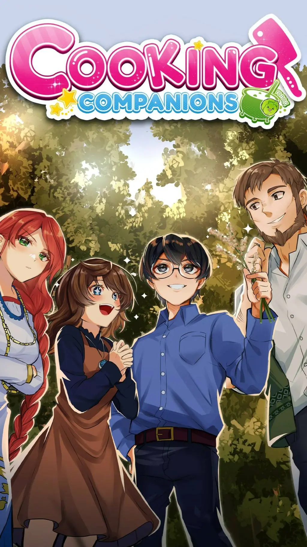 ai character: Cooking Companions background