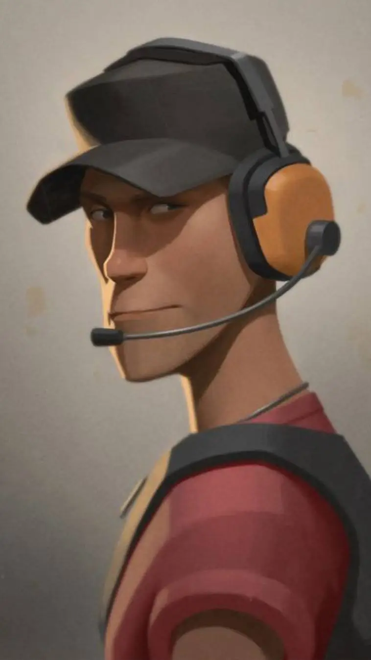 ai character: TF2 scout background