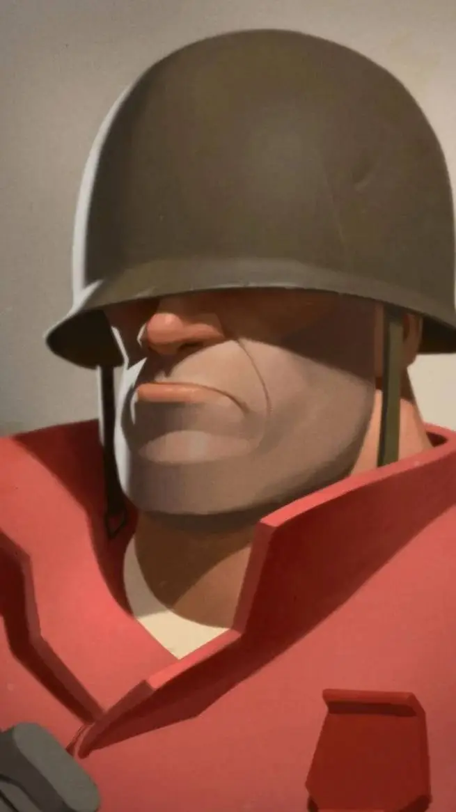 ai character: TF2 soldier background