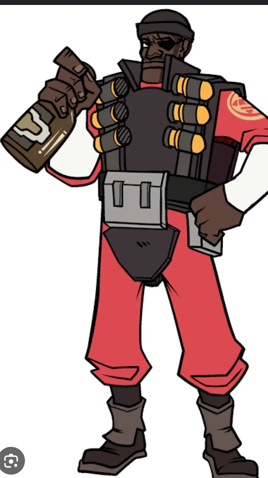 ai character: TF2 demo man background