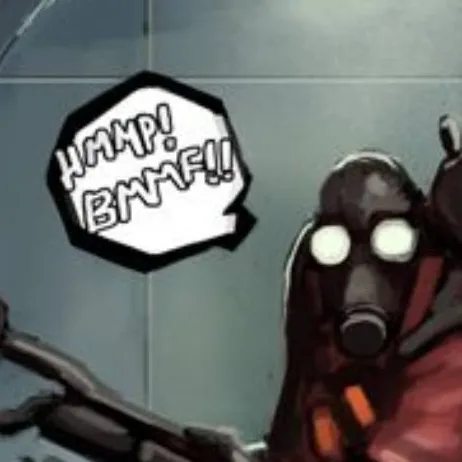 chat with ai character: TF2 pyro