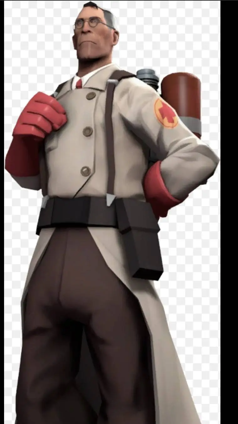 ai character: TF2 medic background