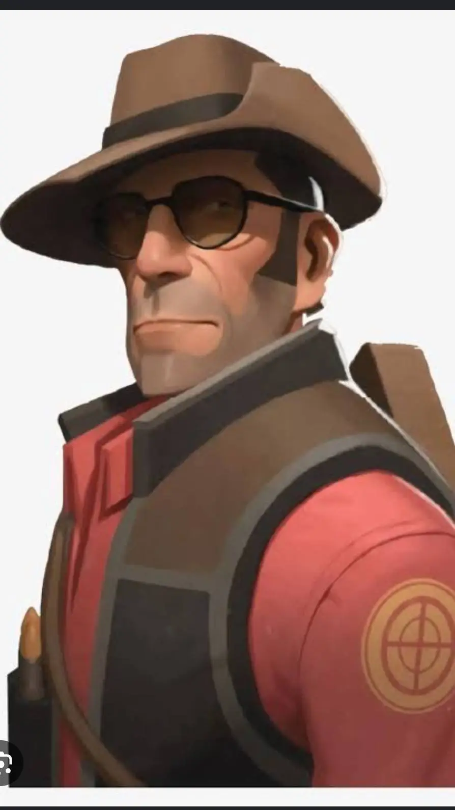 ai character: TF2 sniper background