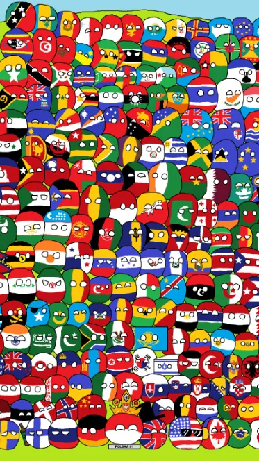 ai character: Country Balls!! XD background