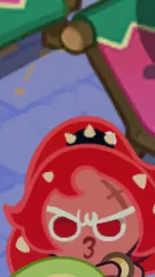 ai character: Chill peper cookie background