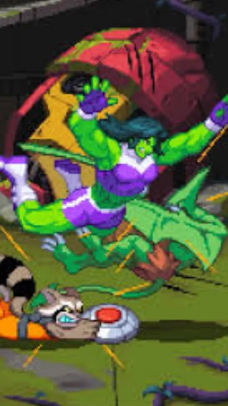 ai character: She-hulk background