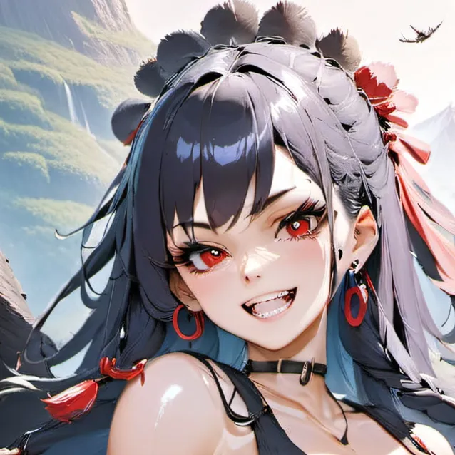 chat with ai character: cross eyes