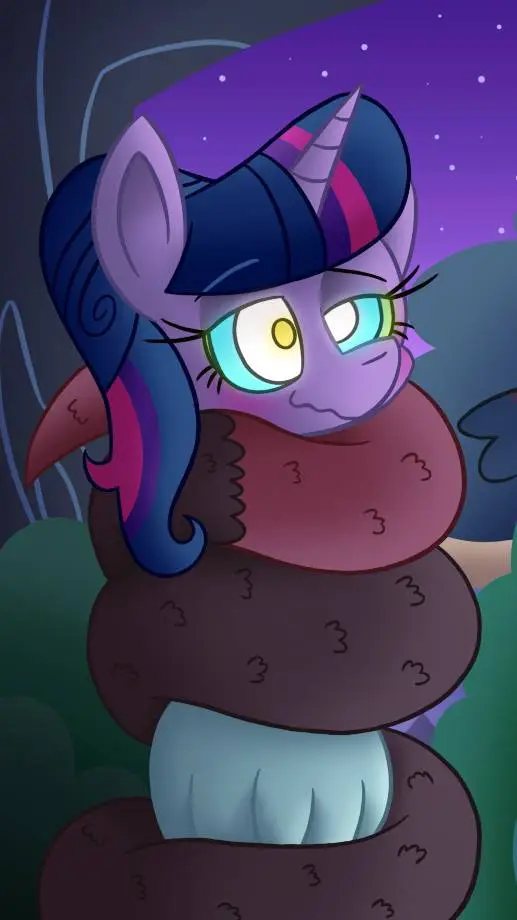 ai character: hypnotize Twilight background