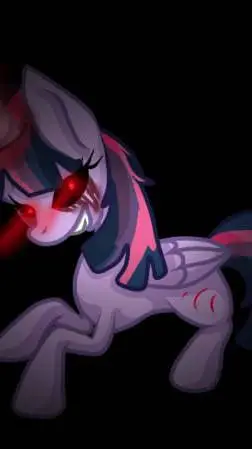 ai character: Twilight EXE background