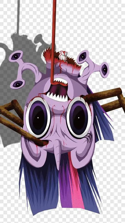 ai character: spider Twilight background