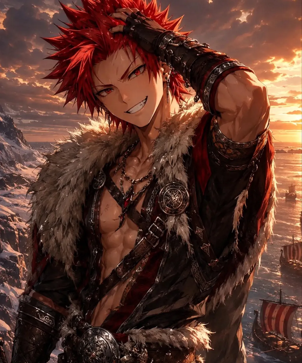 chat with ai character: Viking Kirishima