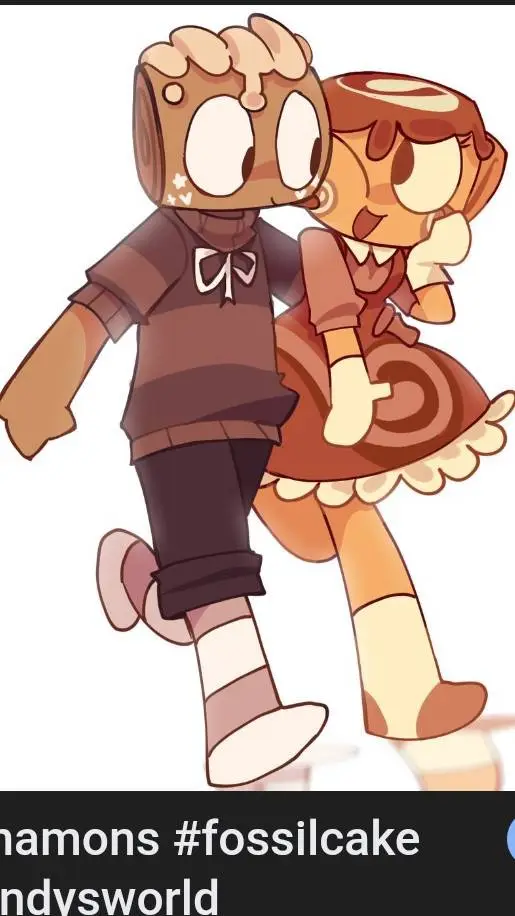 ai character: Fossilcake! background