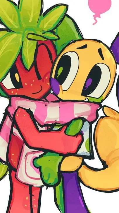 ai character: BerryFunny background