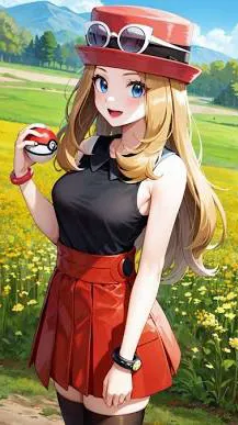 ai character: Serena  background
