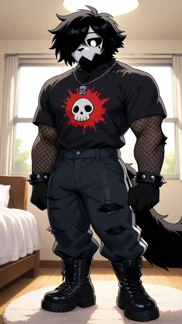 ai character: Emo Friend Puro background