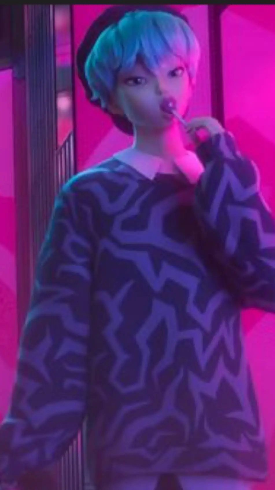 ai character: baby saja background