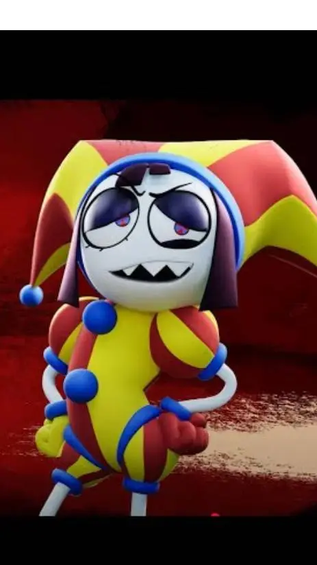 ai character: Evil pomni background