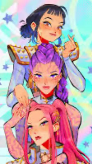 ai character: Huntrix background