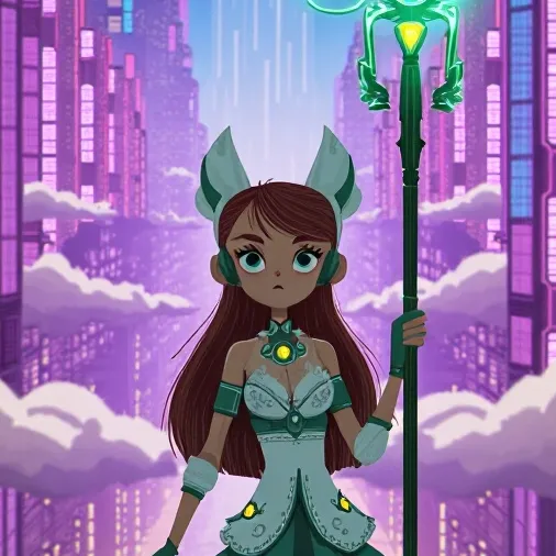 chat with ai character: Emerald Hare