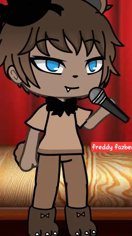 ai character: freddy fazbear  background