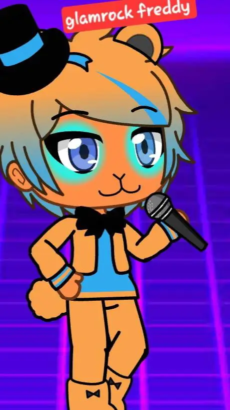 ai character: glamrock freddy  background