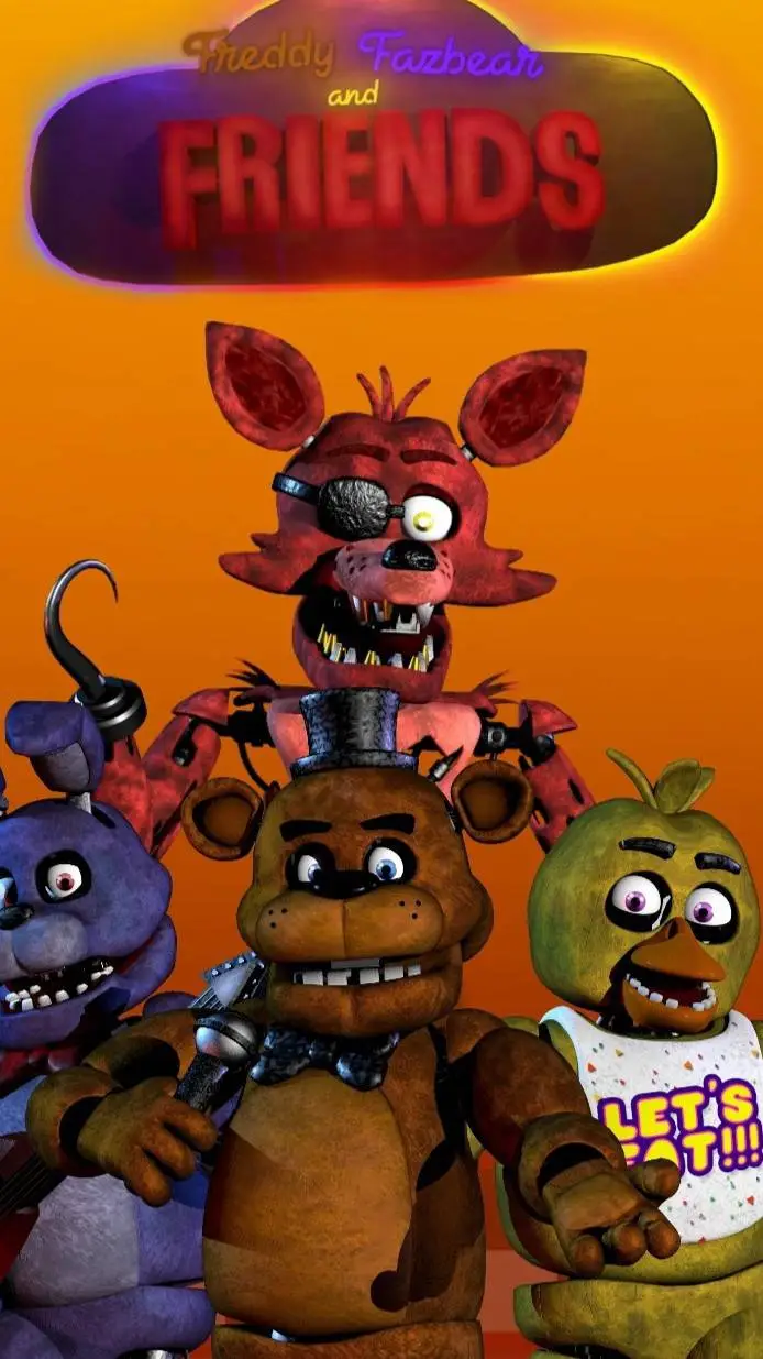 ai character: fazbear and friend background