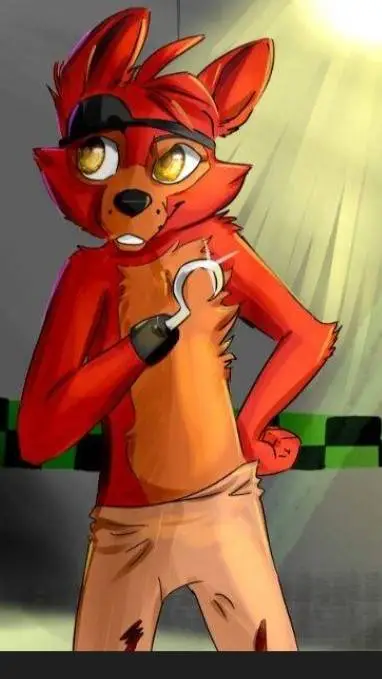ai character: foxy the fox background