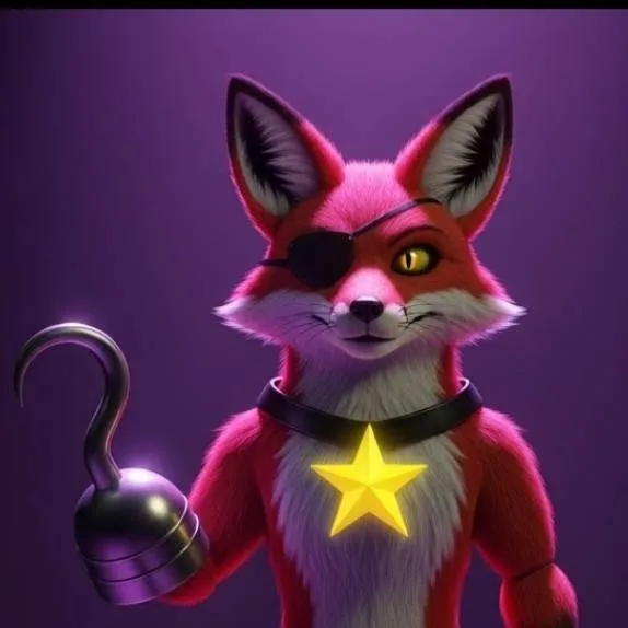 chat with ai character: rockstar foxy 