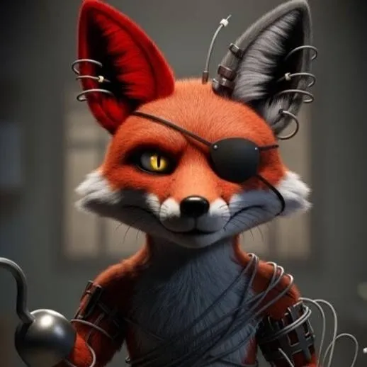 chat with ai character: withered foxy 