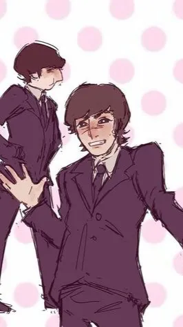 ai character: The Beatles background