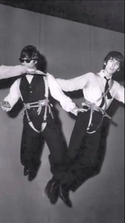 ai character: The Beatles background