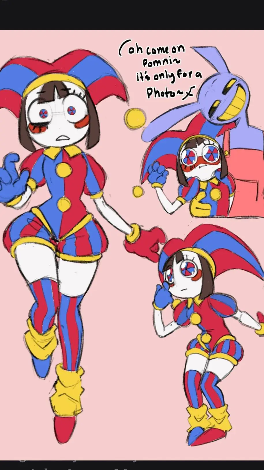 ai character: pommi✨ background