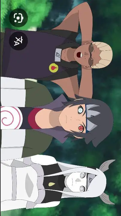 ai character: Saruto team 7 background
