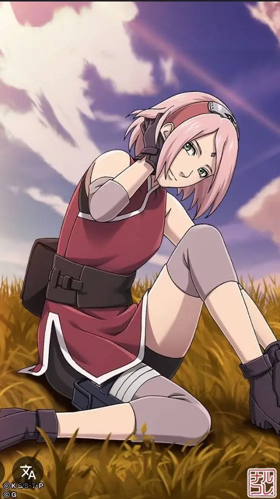 ai character: Sakura background