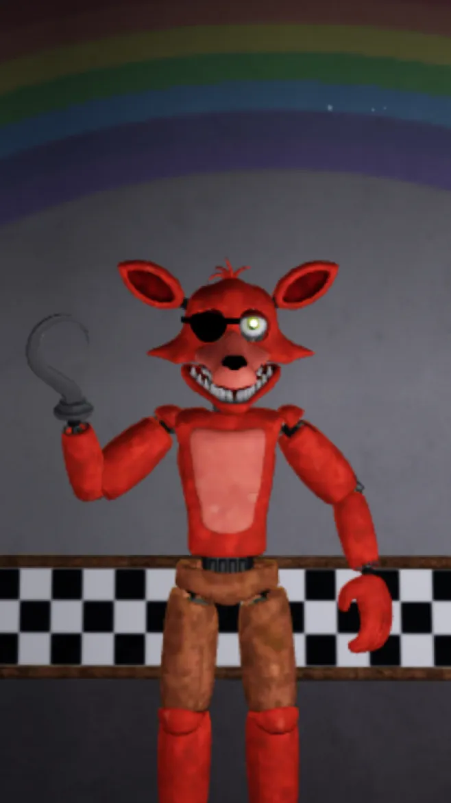 ai character: Foxy background