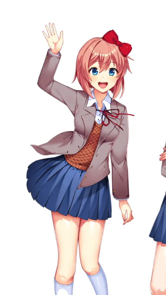 ai character: Sayori yonderray background