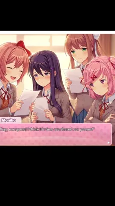 ai character: DDLC background