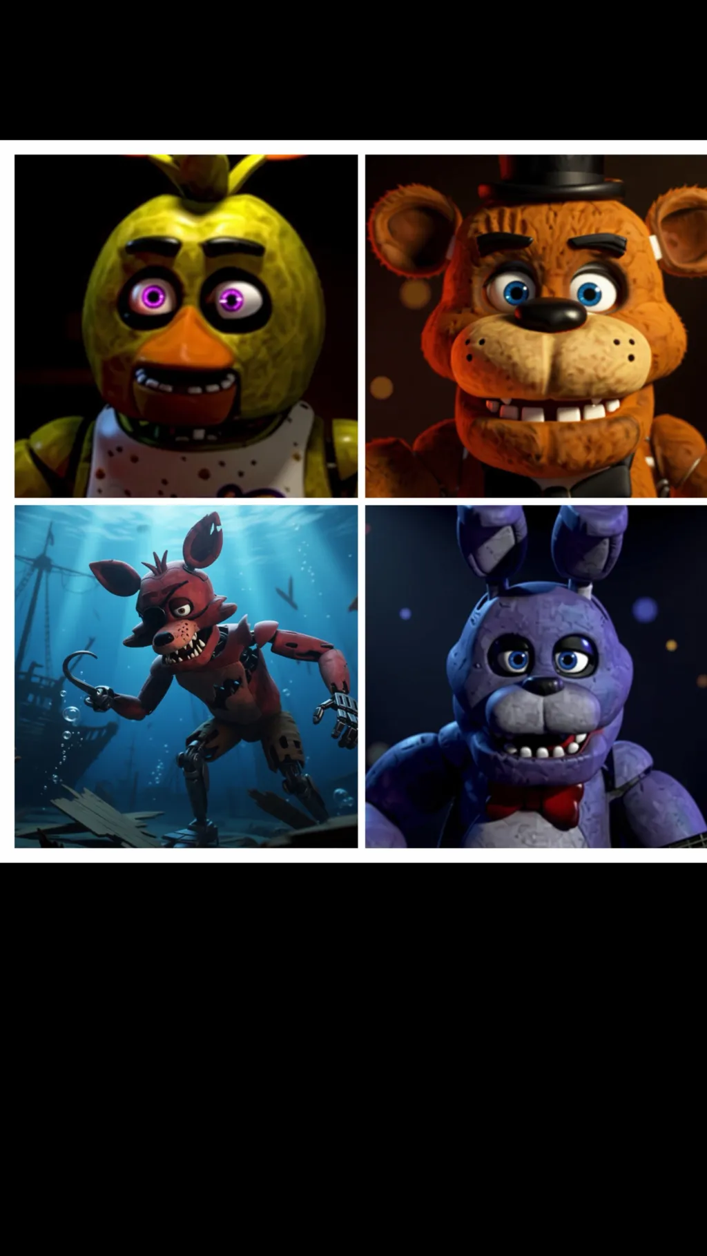 ai character: FNAF  background
