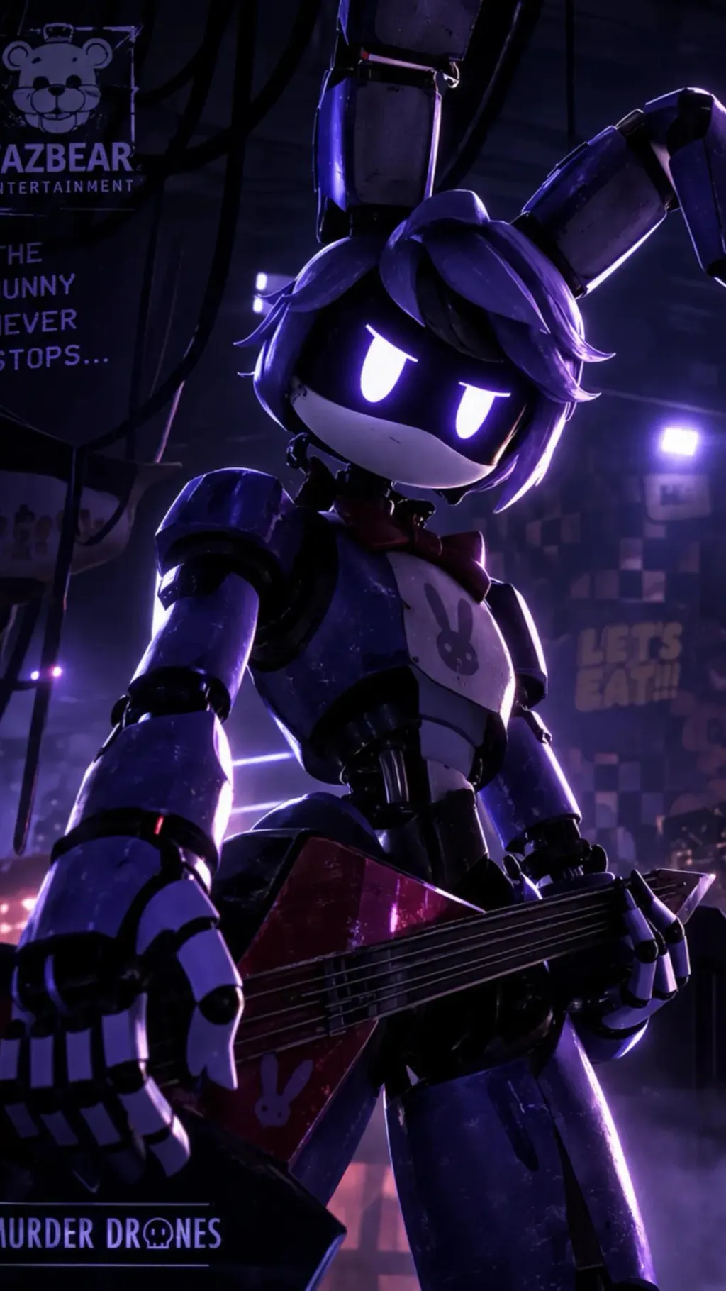 ai character: Bonnie, the bunny background