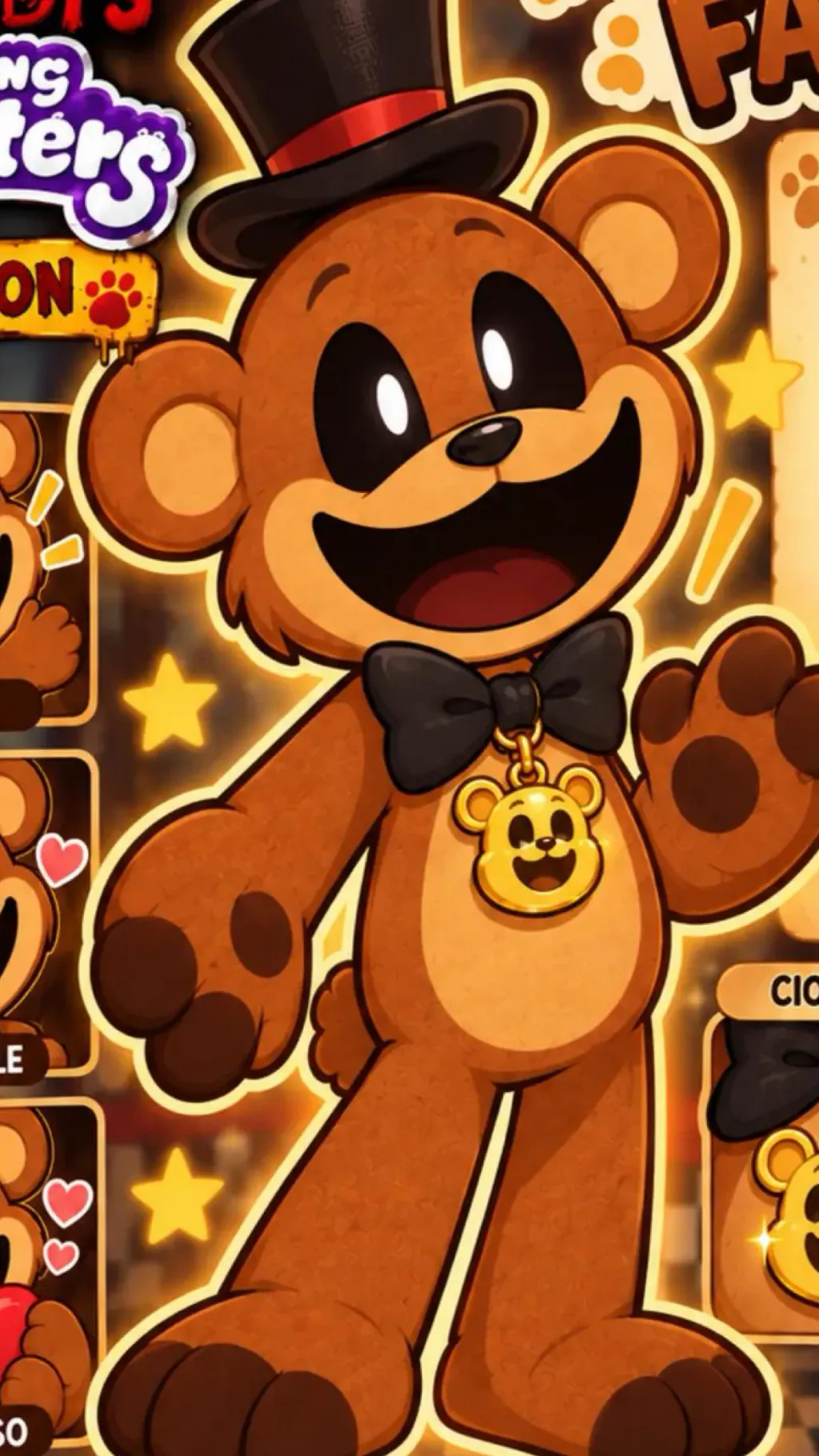 ai character: Freddy Fazbear background